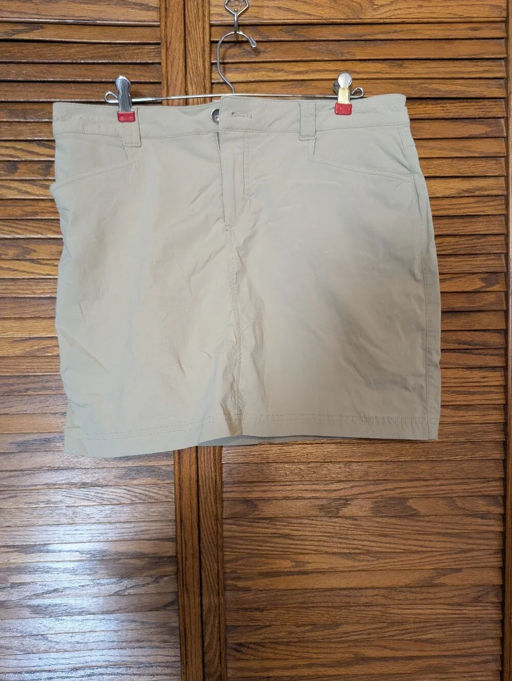 Eddie Bauer Travex Tan Skirt Women Size 12